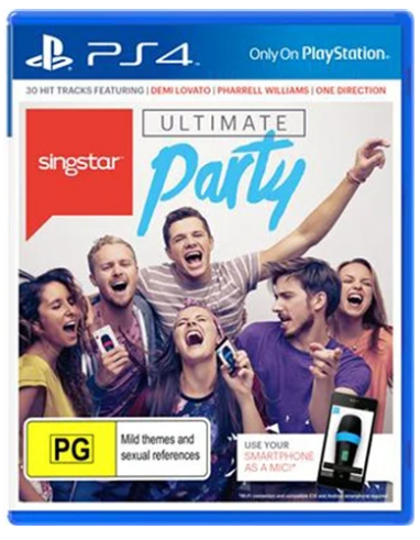 Playstation 4 Singstar Ultimate Party, Excellent Condition, With Case No Manual