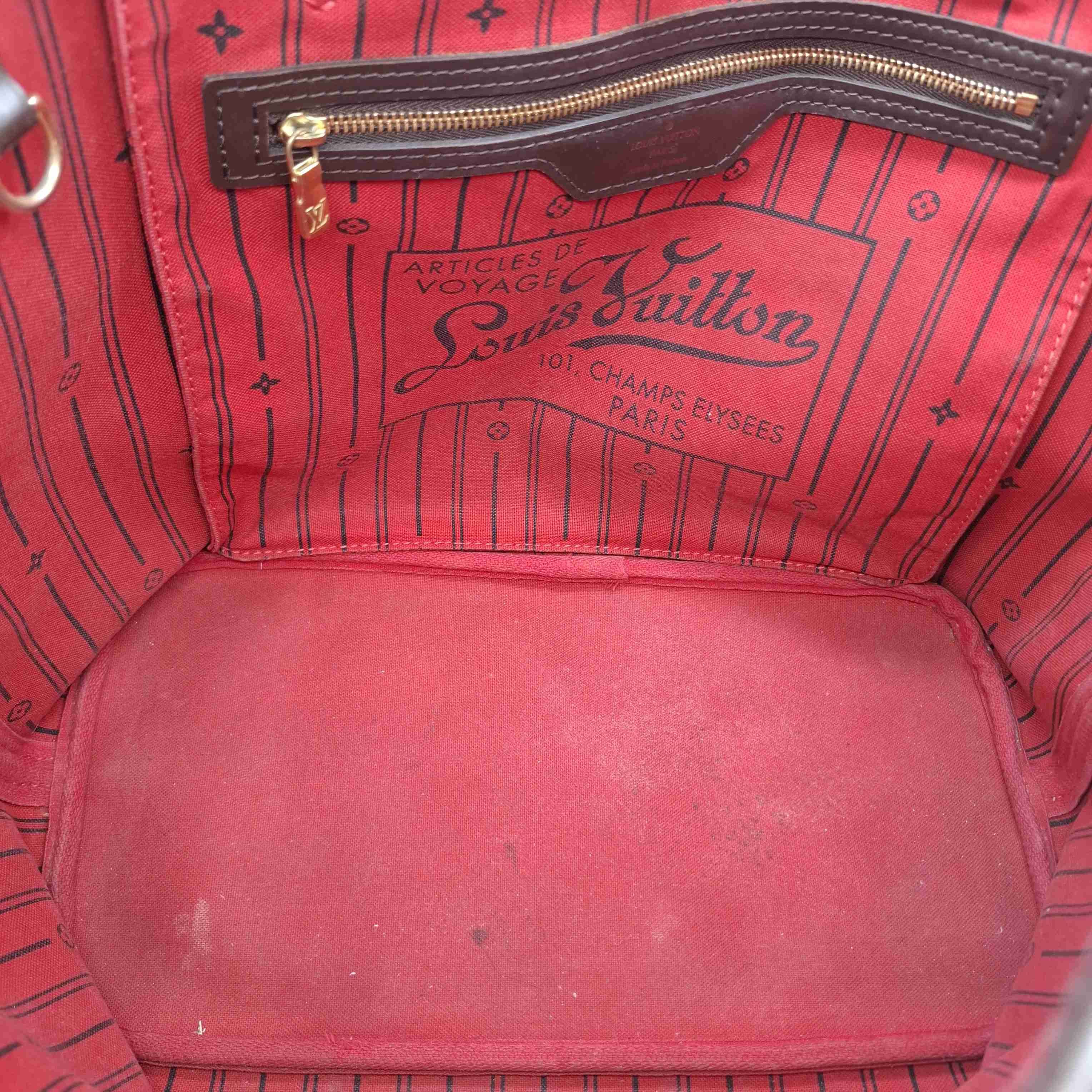 Louis Vuitton Damier Ebene Canvas Handbag (WR 1434897)