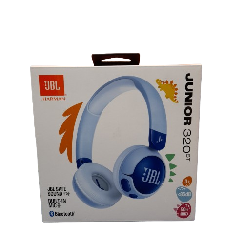 JBL Junior 320BT Wireless On-Ear Kids Headphones Blue (LN)