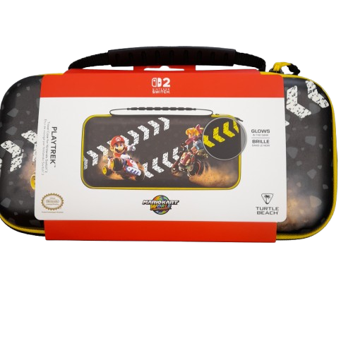 Turtle Beach PlayTrek Travel Case Mario Kart Brown OOAC0033 (LN)