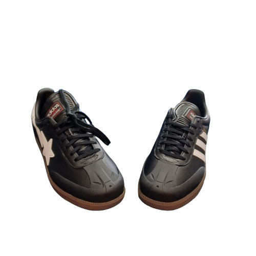 Adidas Bape X Adidas Samba ‘Black White Gum’ Sneakers JR9246 US 12 (LEL)