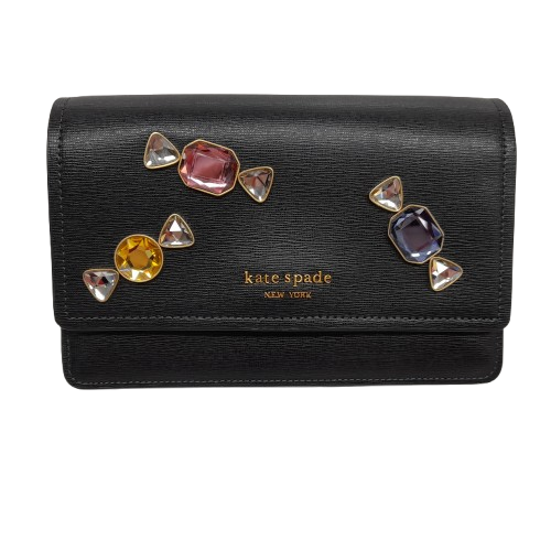 Kate Spade Gala Stone Embellished Flap Chain Wallet with Candy Bon Bons (MR)