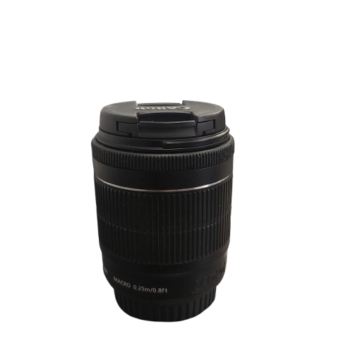 Canon Lens 18-55mm With Black Caps