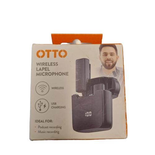 Otto Wireless Lapel Microphone Black (GE)
