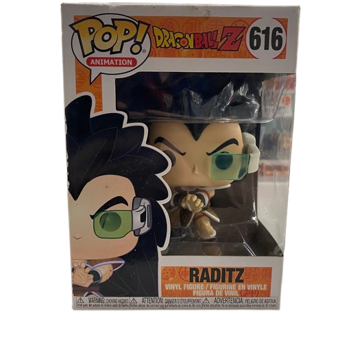 Raditz- Dragonball Z Pop Vinyl – 616 – Unopen. (NG 1386786)