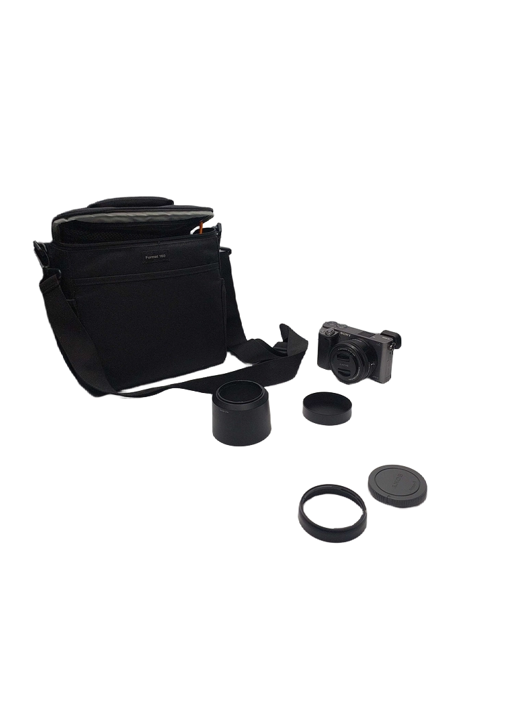 Sony Alpha ILCE-6000 Mirrorless Camera Silver with Lenses and Accessories (GB1429681)