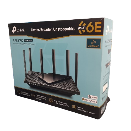TP-Link AXE5400 Tri-Bnd 6-Stream WiFi 6E Router in Box Like New (MR)