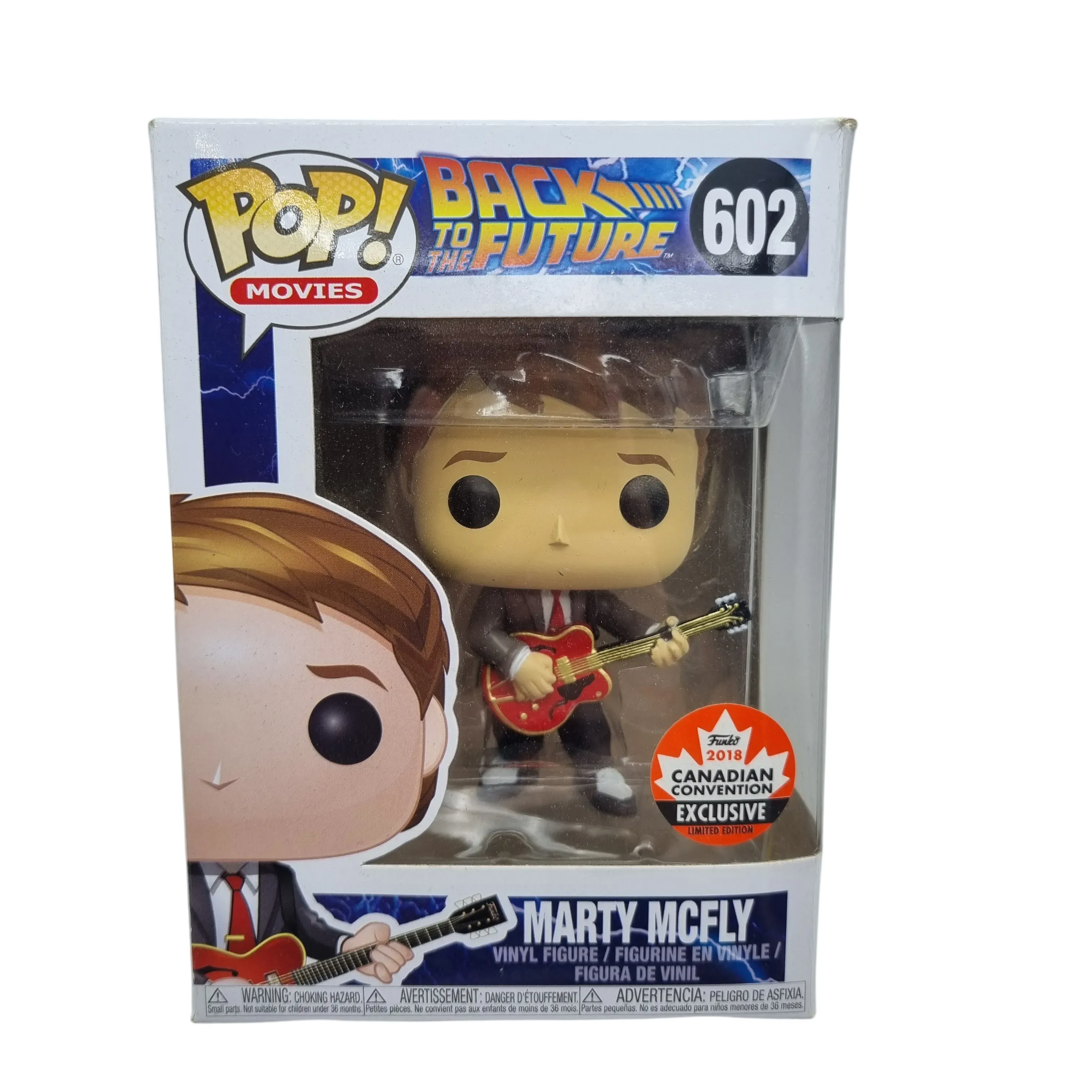 Back to The Future – Marty McFly with Guitar #602 Canadian Convention 2018 Exclusive Funko Pop! Vinyl