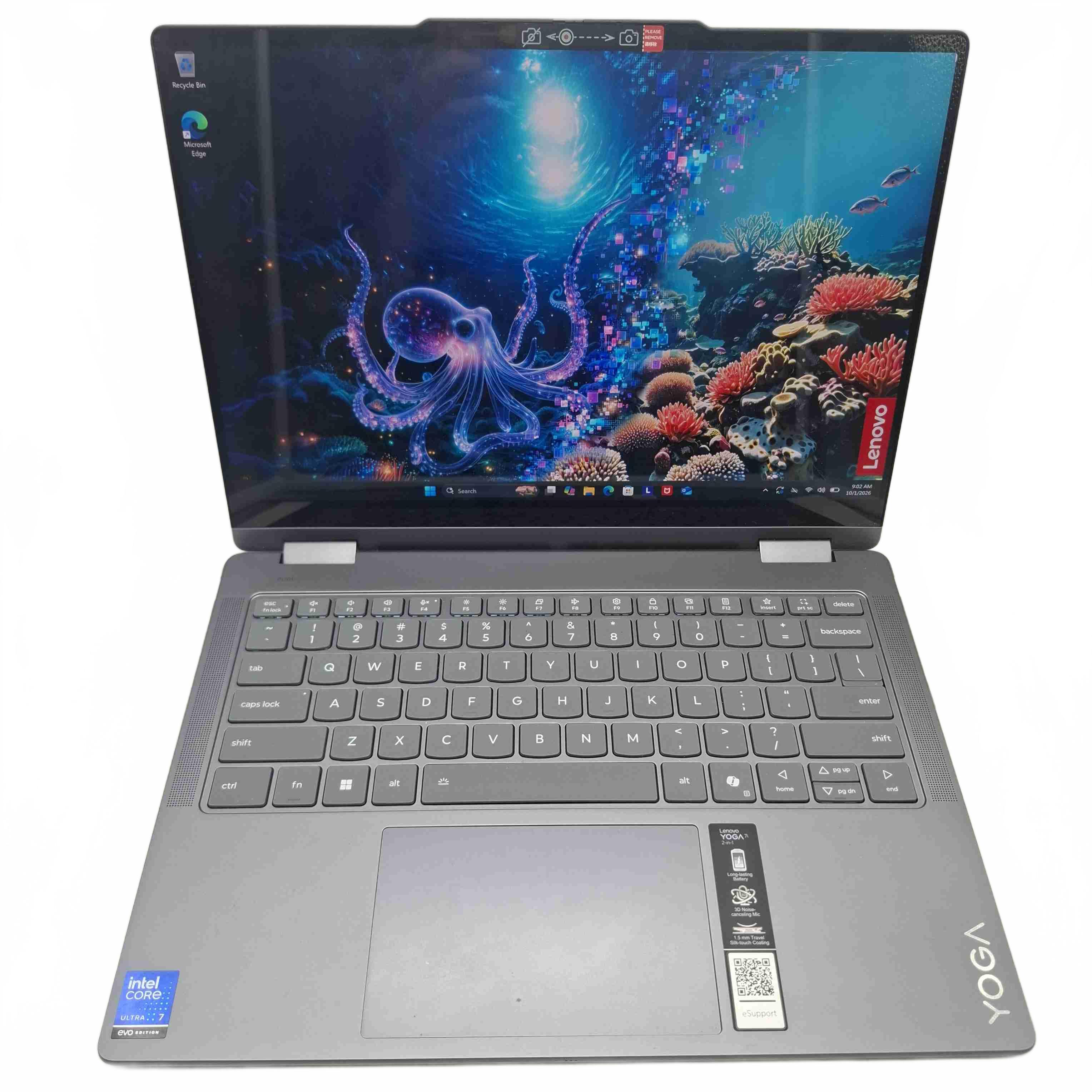 Lenovo Yoga 7 14ILL10 Laptop + Charger – Intel Core Ultra 7 258V, 32GB RAM, 954GB SSD  (WR 1431092)