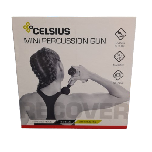 Celsius Mini Percussion Gun Massager in Box (LN)