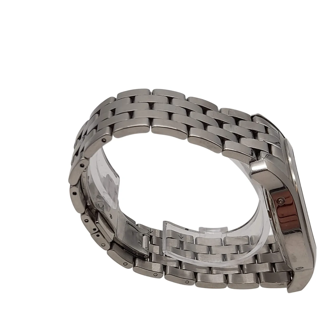 Gucci Chrono 5500 Men’s Silver Watch Light Scratches on Face (WL141515)
