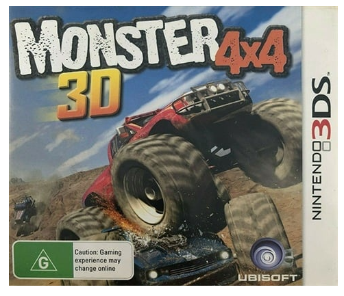 Monster 4X4 3D Ninteno 3DS Game Cartridge Only (CP)