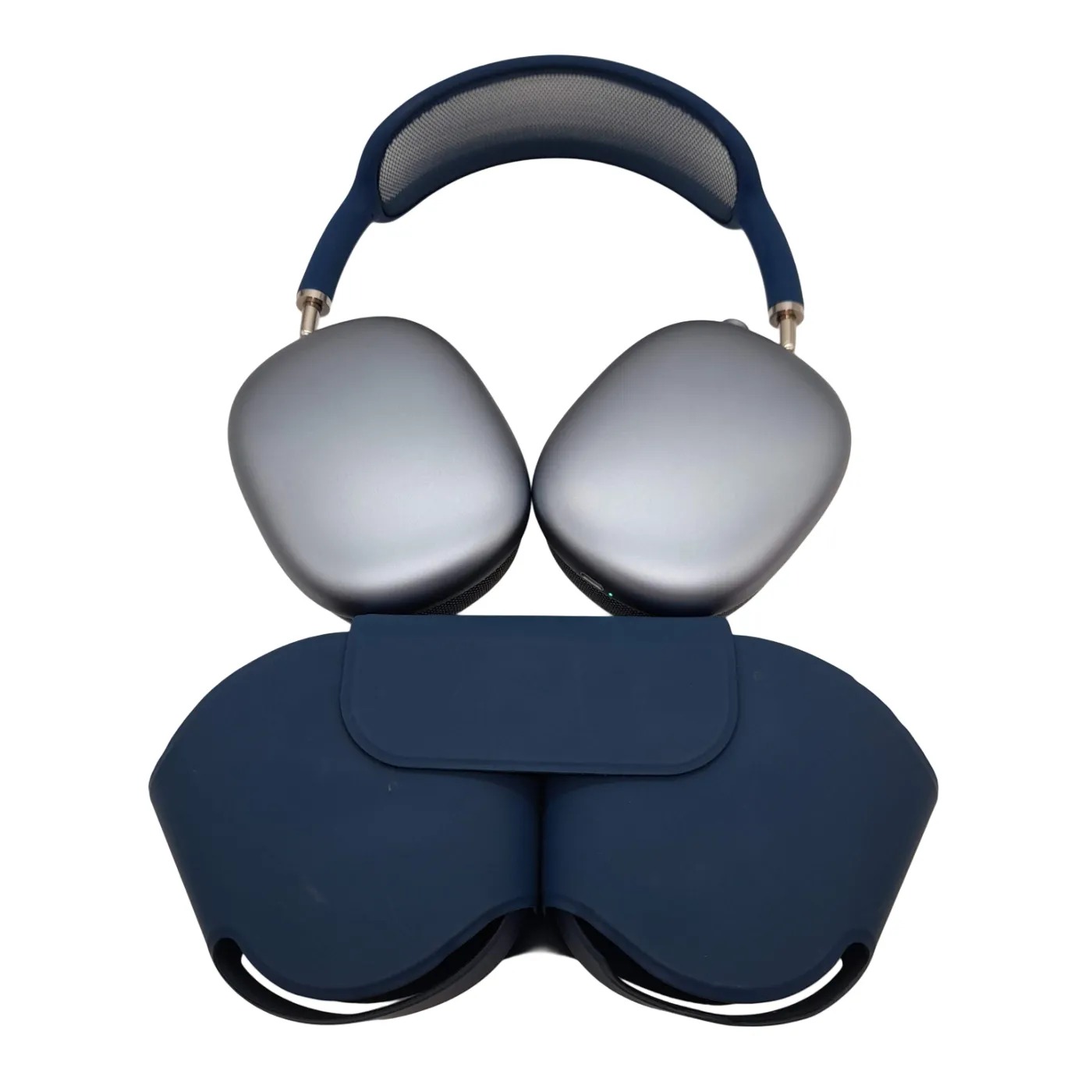 Apple AirPods Max A2096 Silver/Grey with Blue Case (WL 1414895)