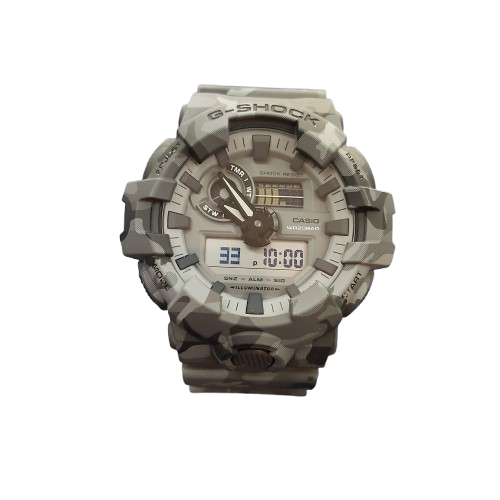 Men’s Casio G-SHOCK GA700CM Grey Camo Series Watch, Excellent Condition (CP 1351297)