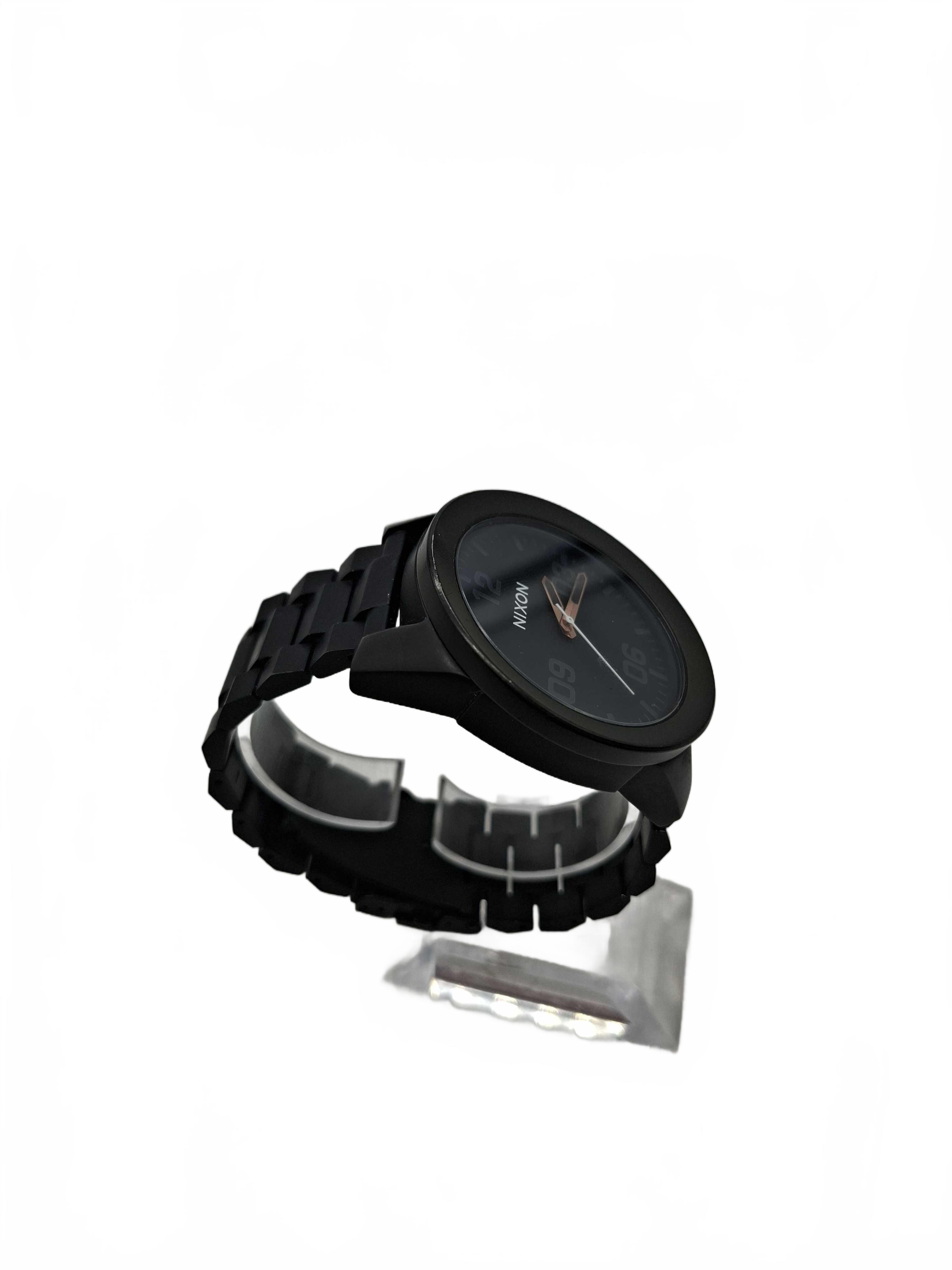 Nixon Take Charge The Corp Men’s Black Stainless Steel Watch (WR 1435404)