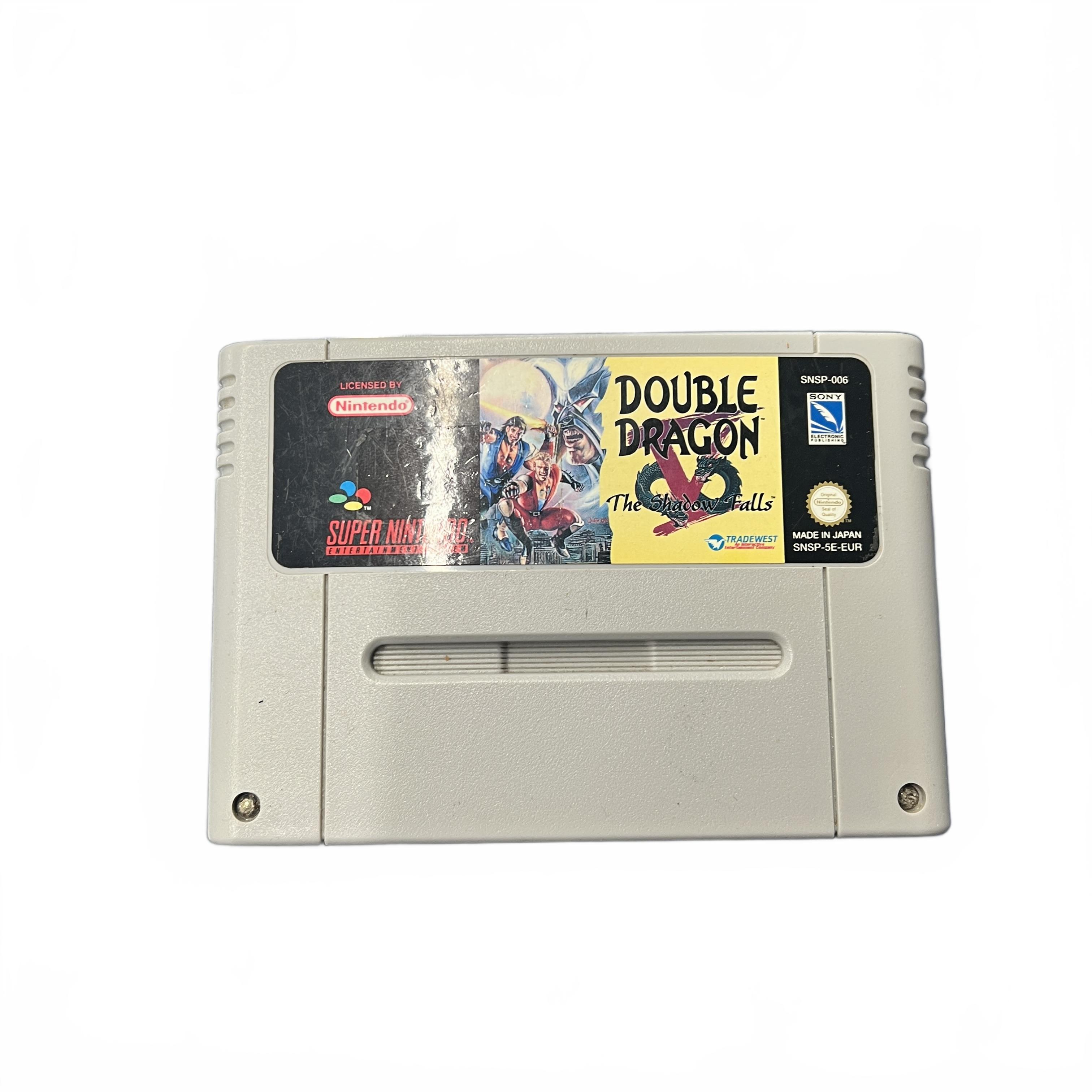 Super Nintendo Video Game Double Dragon (MK)