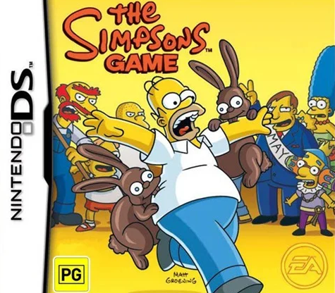 The Simpsons Game Nintendo DS Good Condition Cartridge Only (LN)