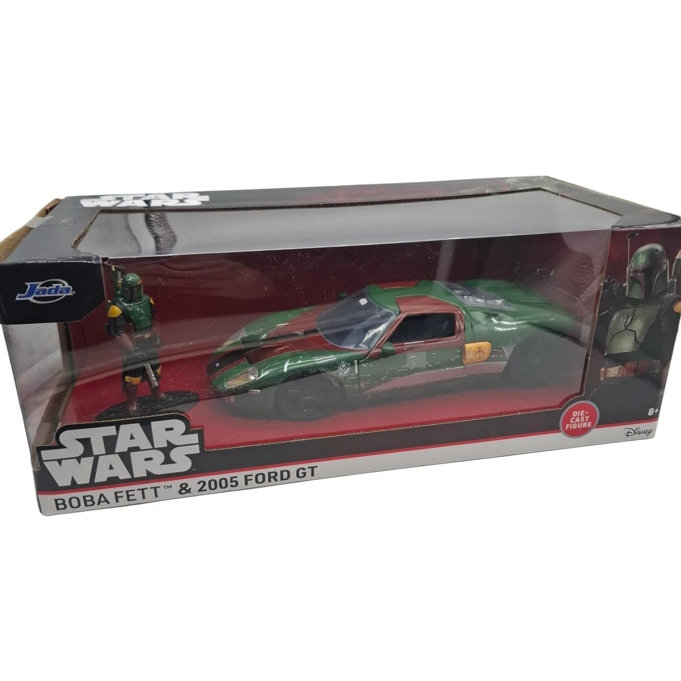 Jada Model Car Star Wars Boba Fett 2005 Ford GT 1:24 Scale (WR 1418260)