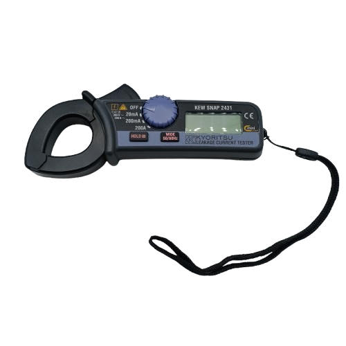Kyoritsu 2431 Leakage Clamp Meter Kew Snap Model 2431, Very Good USED Condition, With Leather Case (WR 1379940)