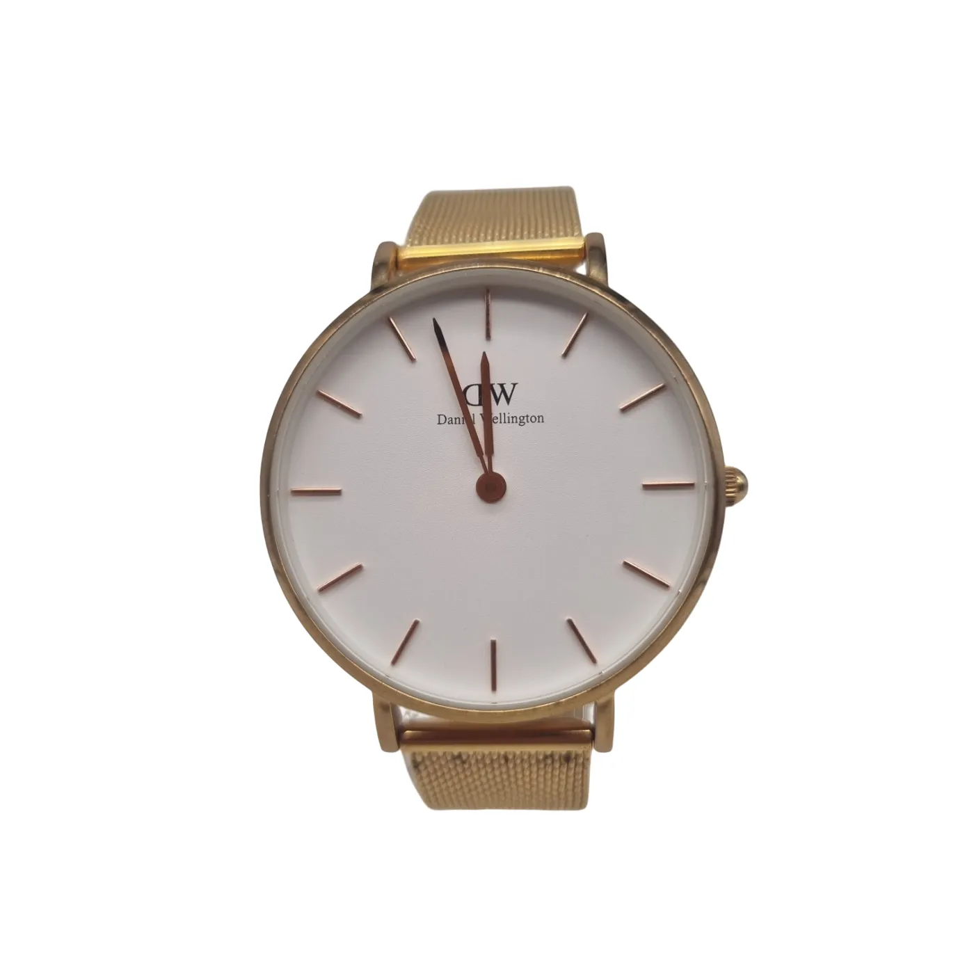 Daniel Wellington Bound 3-Link Gold Ladies Watch 24x35mm Gold Steel Band (WR 1401291)