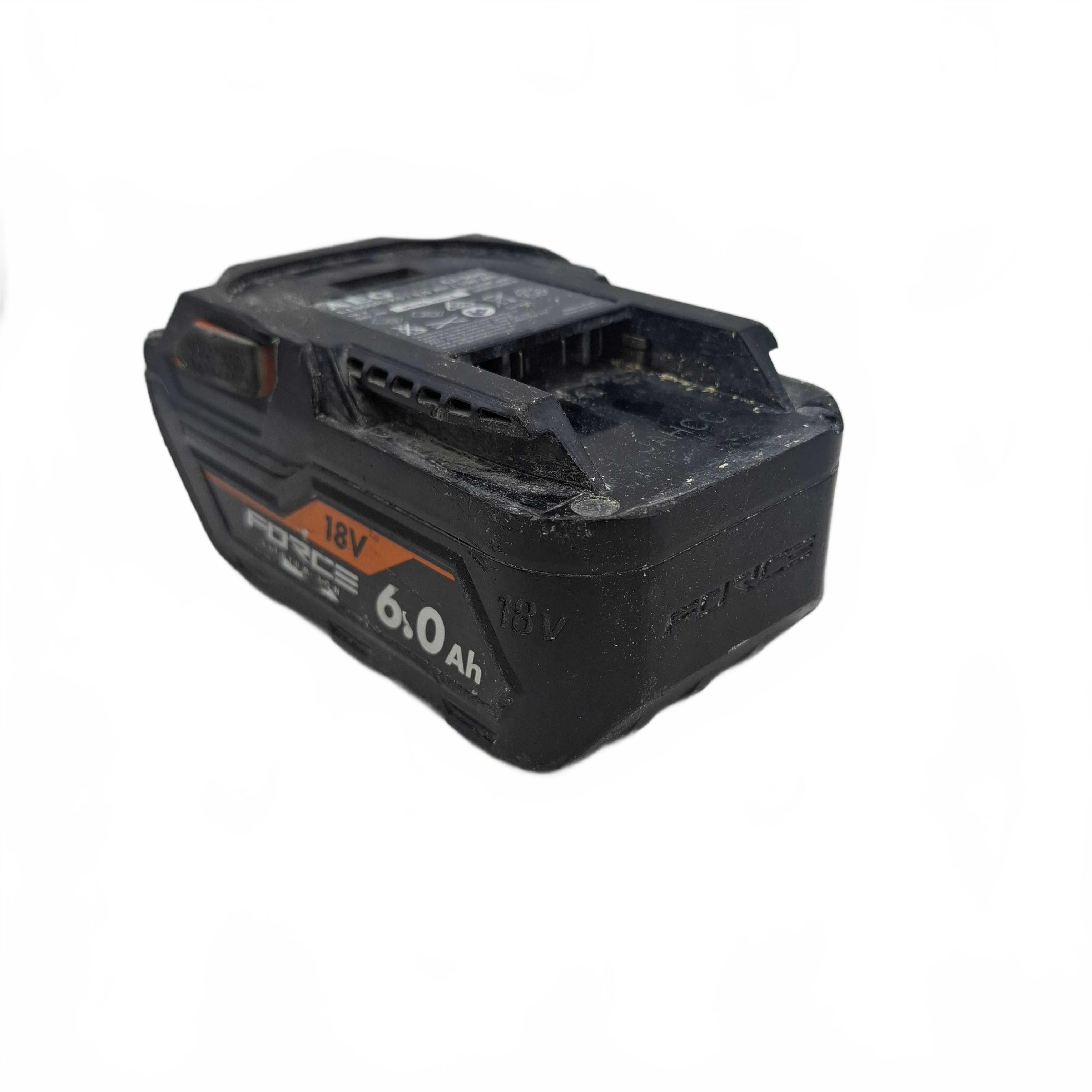 AEG 18V 6.0Ah L1860R Tool Battery Black *Tool Lock Button Broken – Still Functional* (WR 1425650)