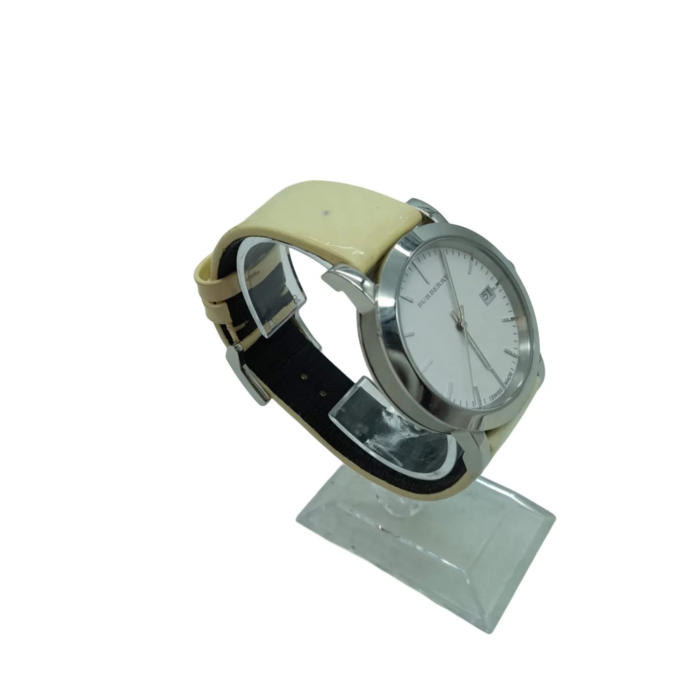 Burberry Heritage Watch BU1796 38mm White Leather Strap (WL 1409577)