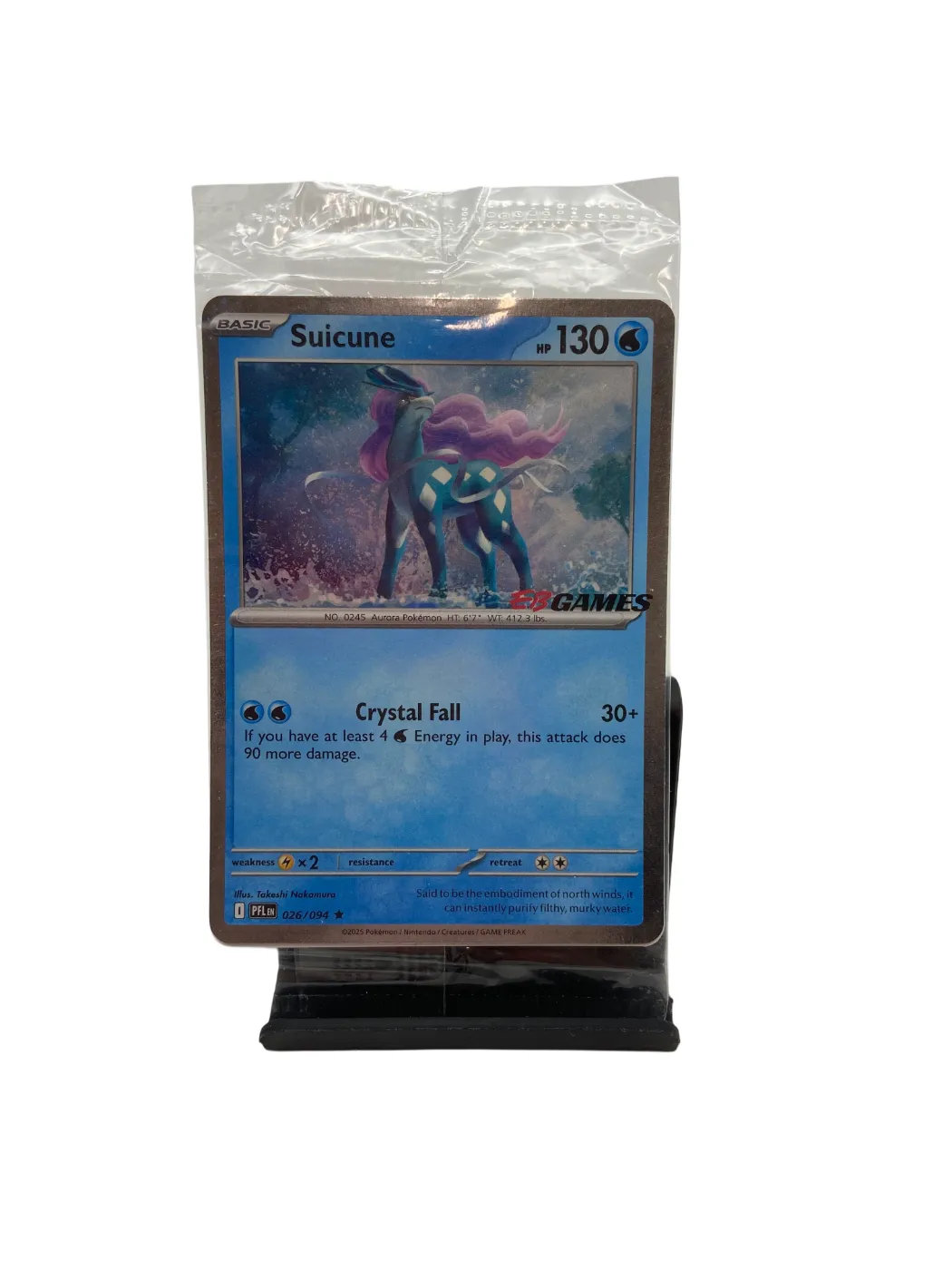 Suicune Pokemon Card EB Games Promo 026/094 (WL 1428302)