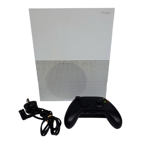 Microsoft Xbox One S 1691 500GB Console with Black Controller and Power Cable (JN)