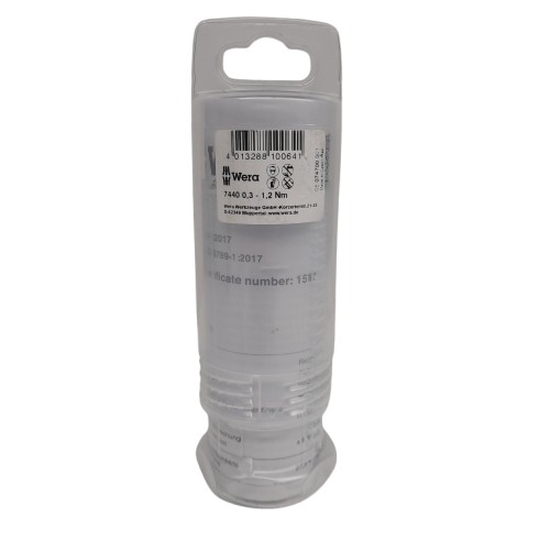 WERA Torque Screwdriver 05074700001 0.3-1.2 Nm 1/4″ Drive (LN)