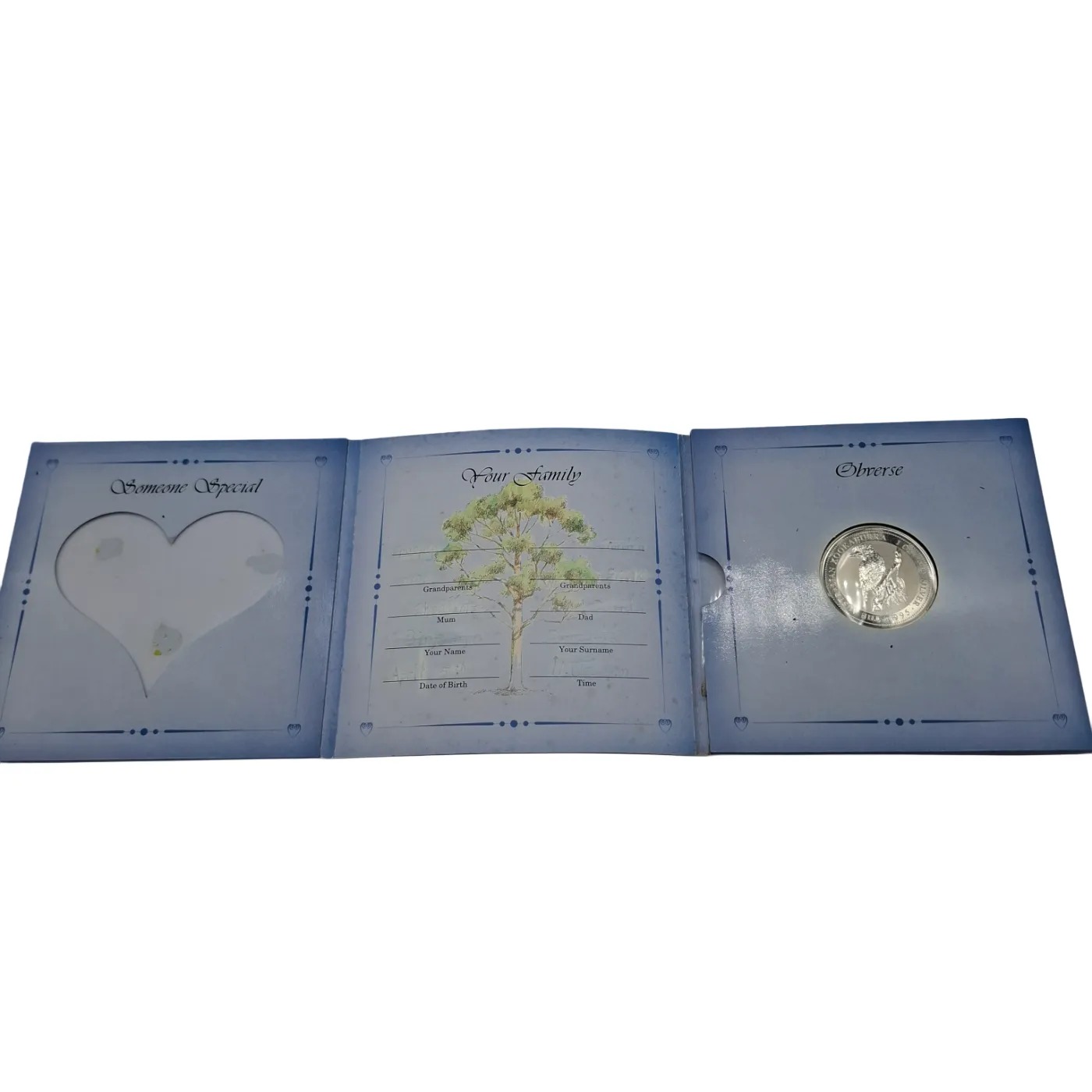 Perth Mint Kookaburra 1oz Silver Coin Blue Gift Case (WR 1416642)