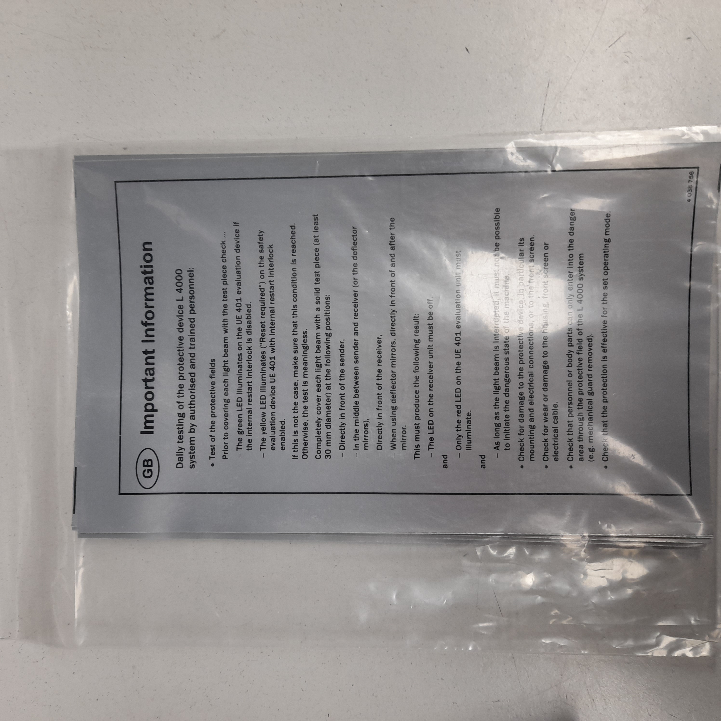 SICK Safety Switch UE401-A0010 Yellow (LN)