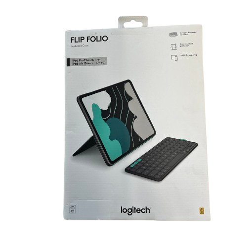 Logitech Flip Folio Keyboard Case For Ipad Pro13″ and Air 13″ (MK)