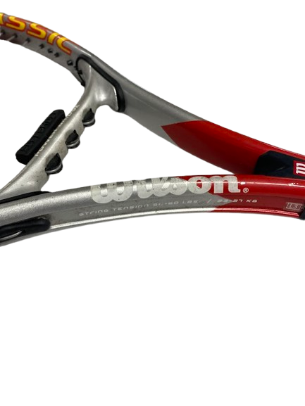 Wilson Titanium Tennis Racket Silver Red (NG)