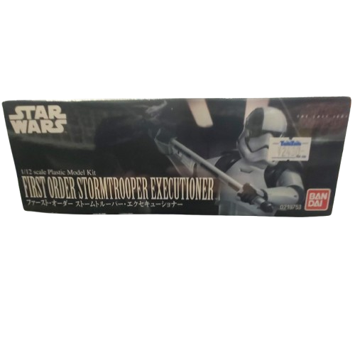 Bandai Star Wars First Order Stormtrooper Executioner The Last JEDI 1/12 Scale Model Kit, Opened But Not Used- Wear to Box