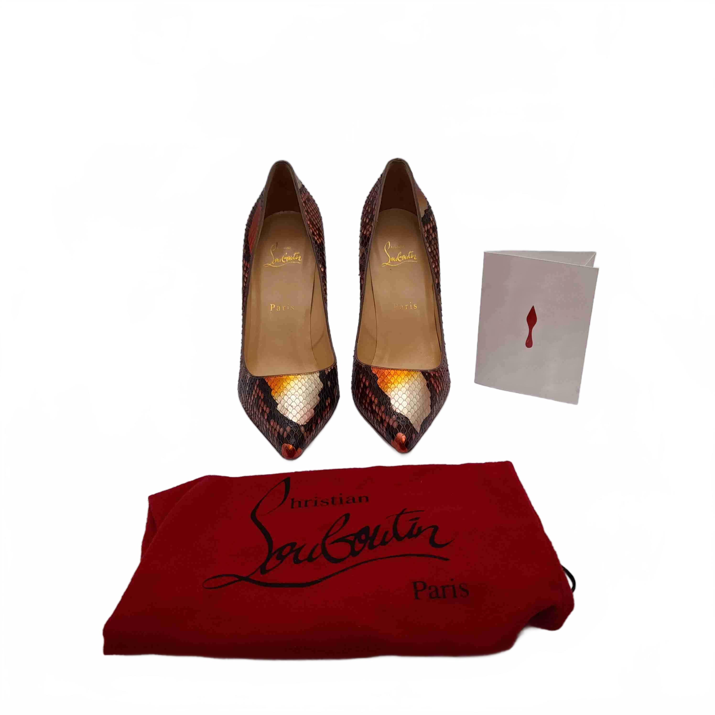Christian Louboutin Shoes Red Pair Size 39 (1434785)