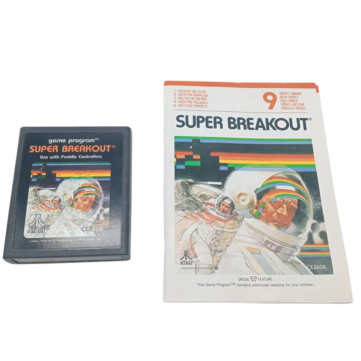 Atari 2600 Game in Box: Super Breakout (WR 1396219)