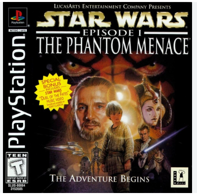 Star Wars The Phantom Menace Playstation 1 Good Condition With Manual (CP)