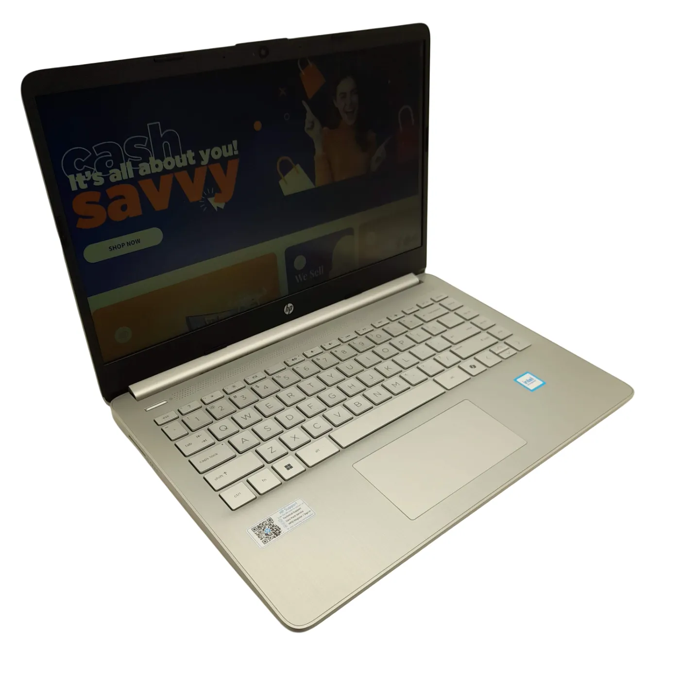 HP Laptop 14S-DQ6002TU 14-Inch 4GB RAM 128GB UFS Silver/Grey + Charger (WL 1418798)