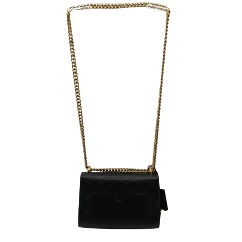 Ladies Black Gucci Small Padlock Crossbody Handbag With Keys And Authenticity Certificate – Good Condition (CP-1358770)