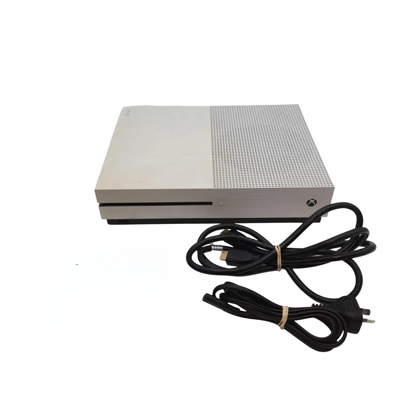 Microsoft Xbox One S 1TB White Console Model 1681 + Cords *No Controller* (WL 1427268)