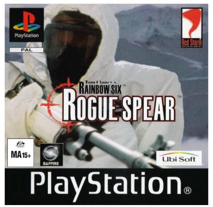 Tom Clancys Rainbos Six Rogue Spear PLaystation 1 Average Condition With Manual (GE)