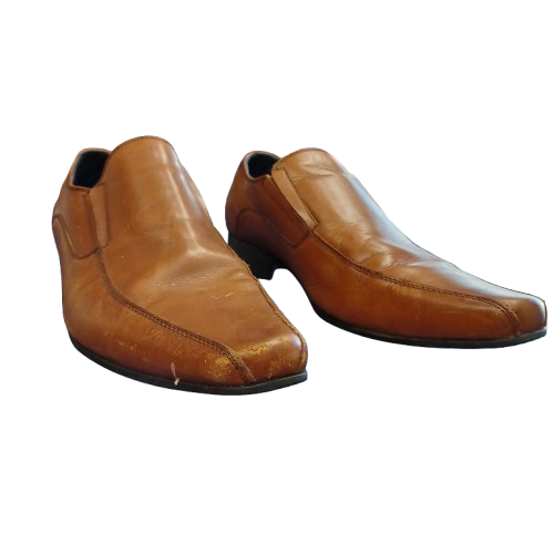 Colorado Brown Leather Dress Shoes (lel)