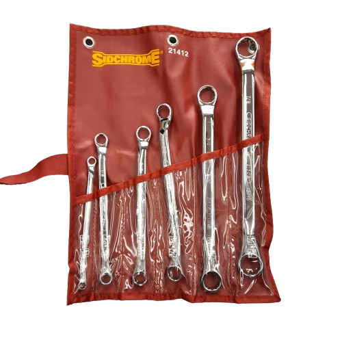 Sidchrome SCMT21412 6pce Imperial Ring Spanner Set (JN)