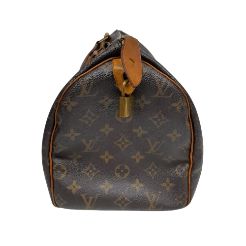 Louis Vuitton Speedy 30 Monogram Canvas Handbag with Certificate of Authenticity (LN)
