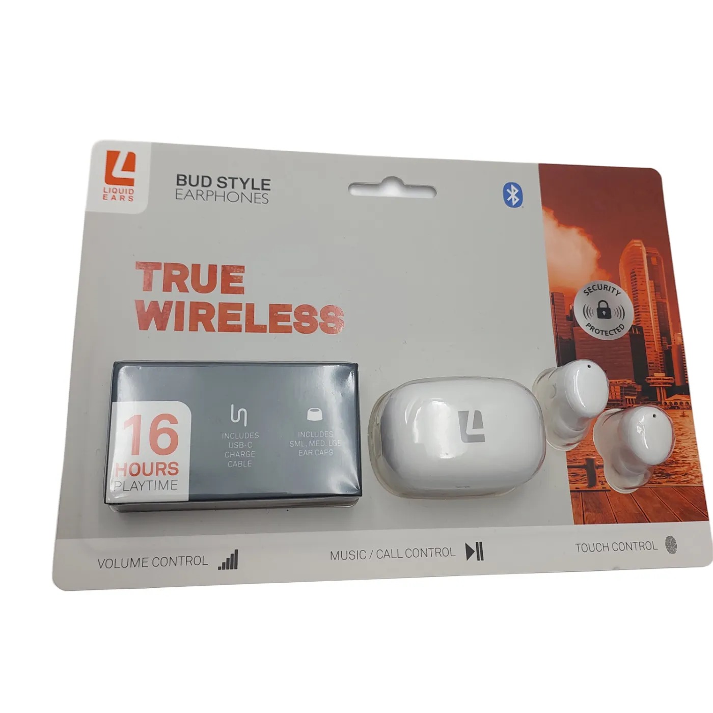 Liquid Ears Wireless Ear Buds HPW13142A White (GB1423067)