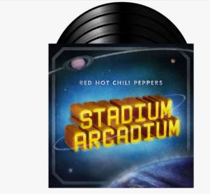 Red Hot Chilli Peppers Stadium ARcadium Jupiter And Mars Vinyls With Hard Case In Good Condition