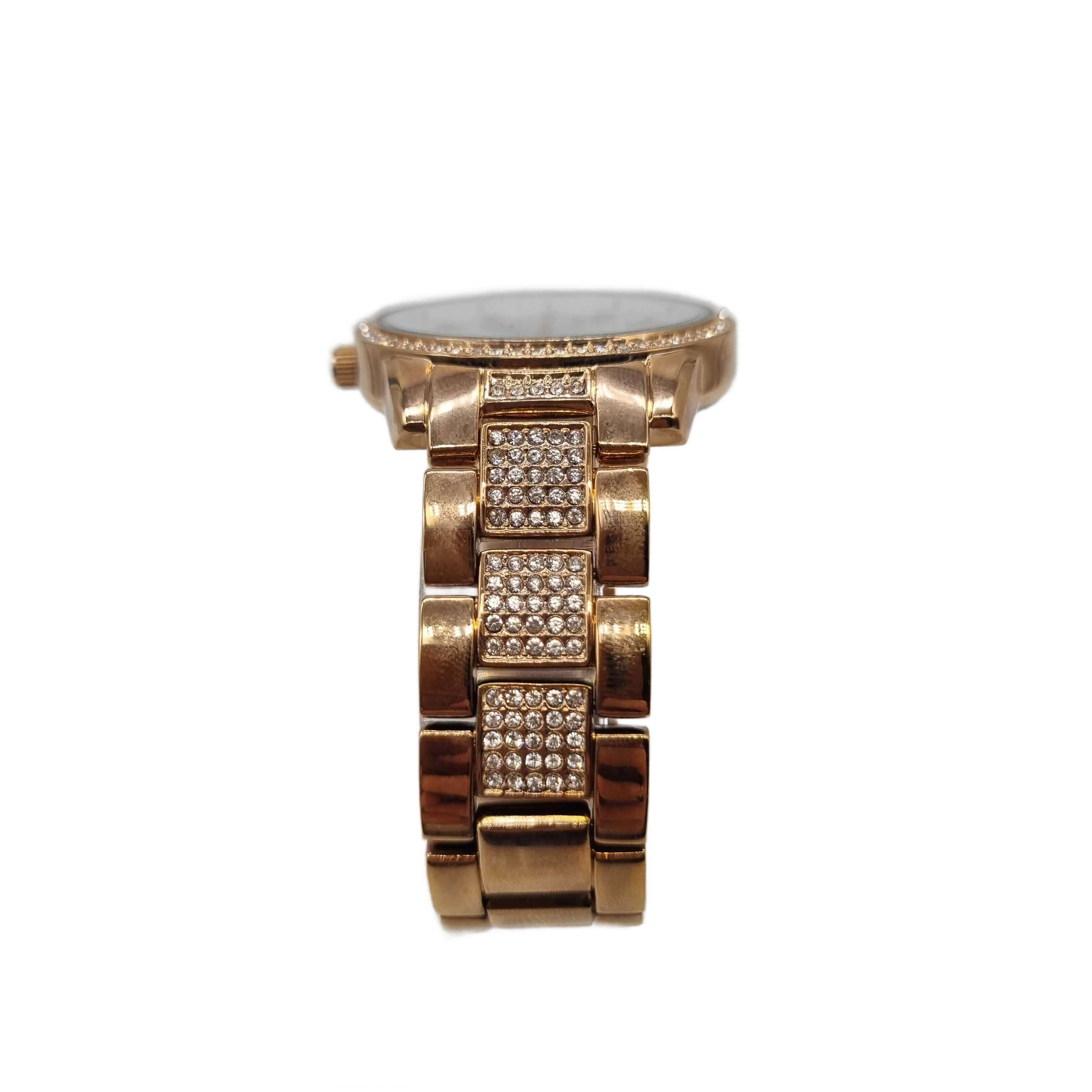 Elite Ladies Rose Gold And White Analogue Watch (WR 1423784)