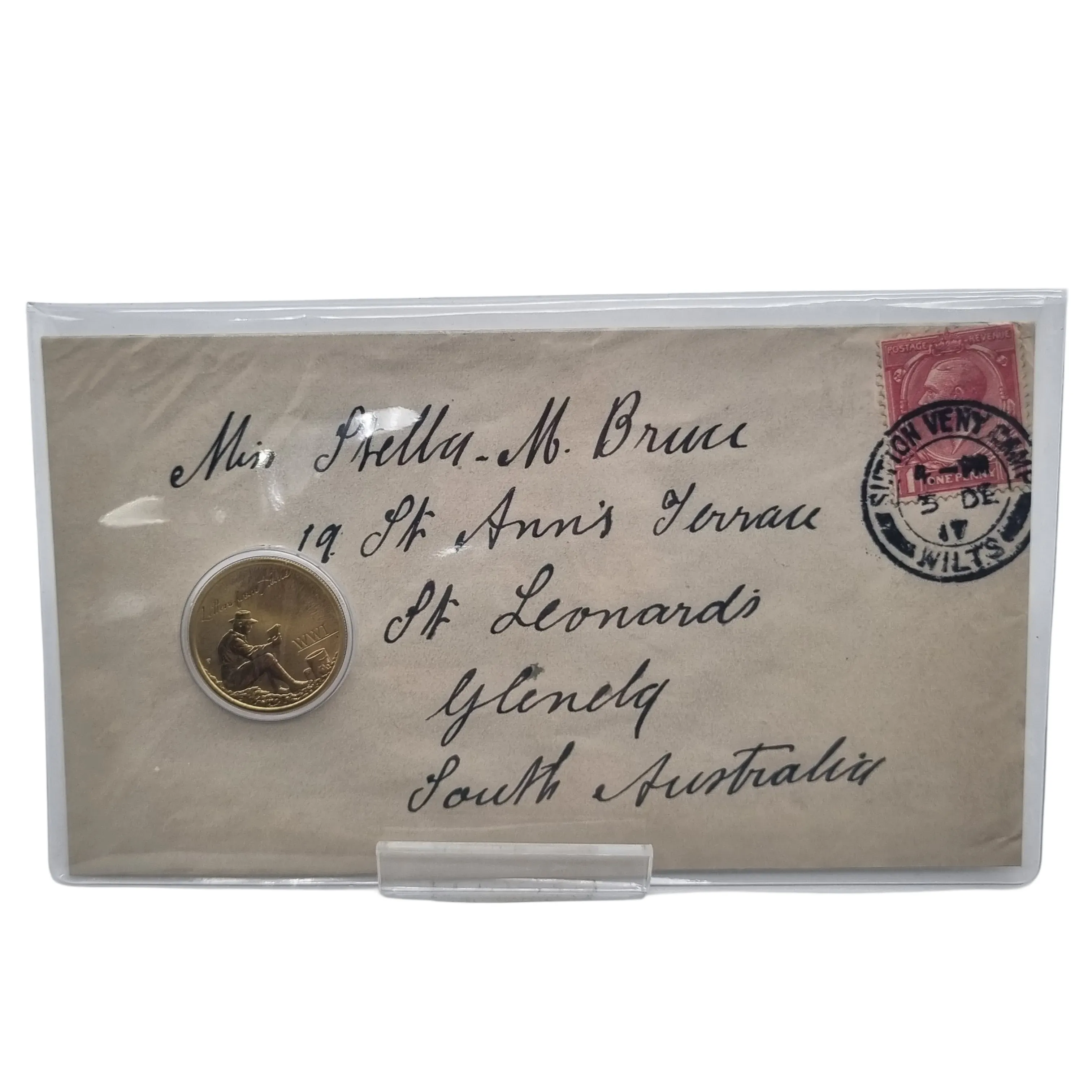 2016 $1 Postmen of WWI Coin Cover PNC