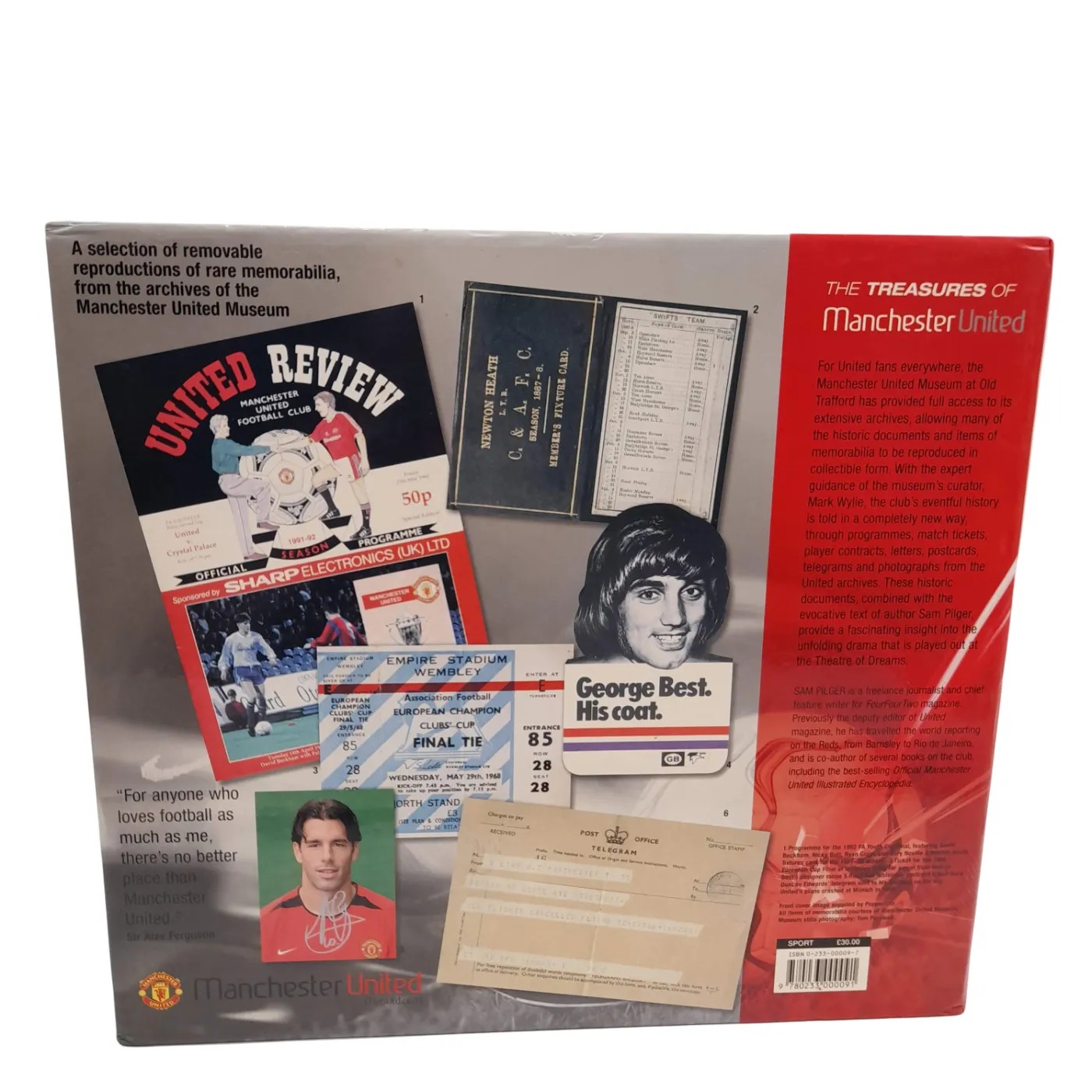 The Treasures Of Manchester United Memorabilia Book (WL 1424690)
