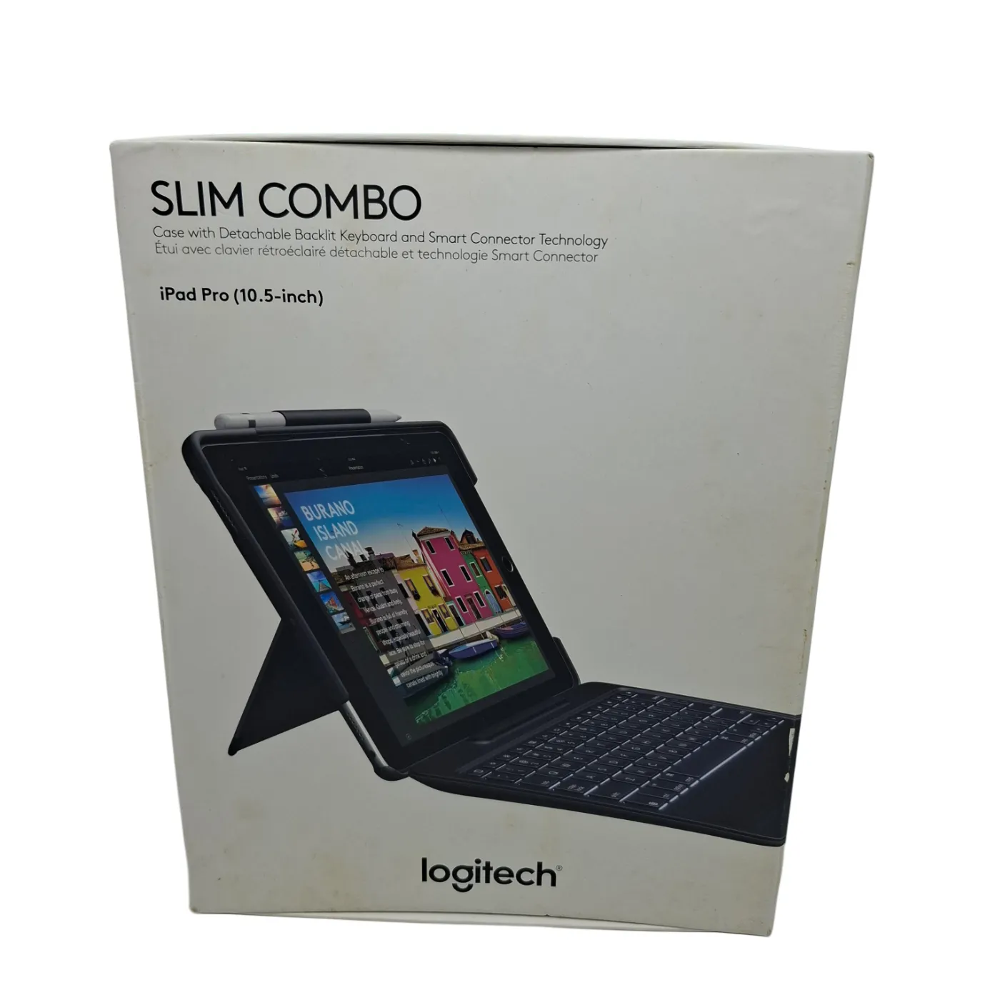 Logitech Slim Combo iPad Pro 10.5 Inch Keyboard and Cover In Box (WR 1382603) Logitech Slim Combo iPad Pro 10.5 Inch Keyboard and Cover In Box (WR 1382603)